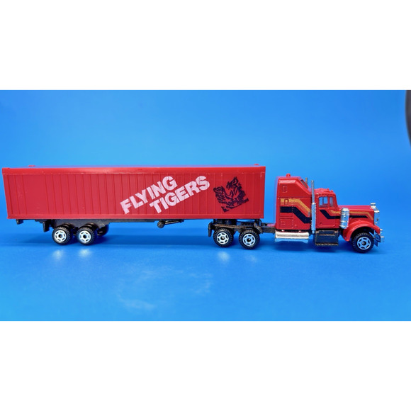 Vintage Zee Toys K-3 FLYING TIGER HO scale model Semi-Tractor Truck Trailer - Picture 2 of 9